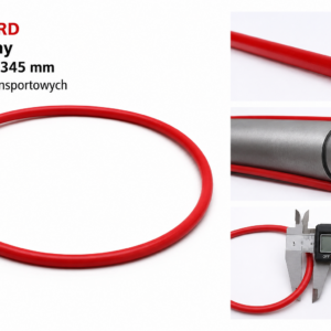 Polikord Czerwony Do Rolek 5,3MM X 345MM