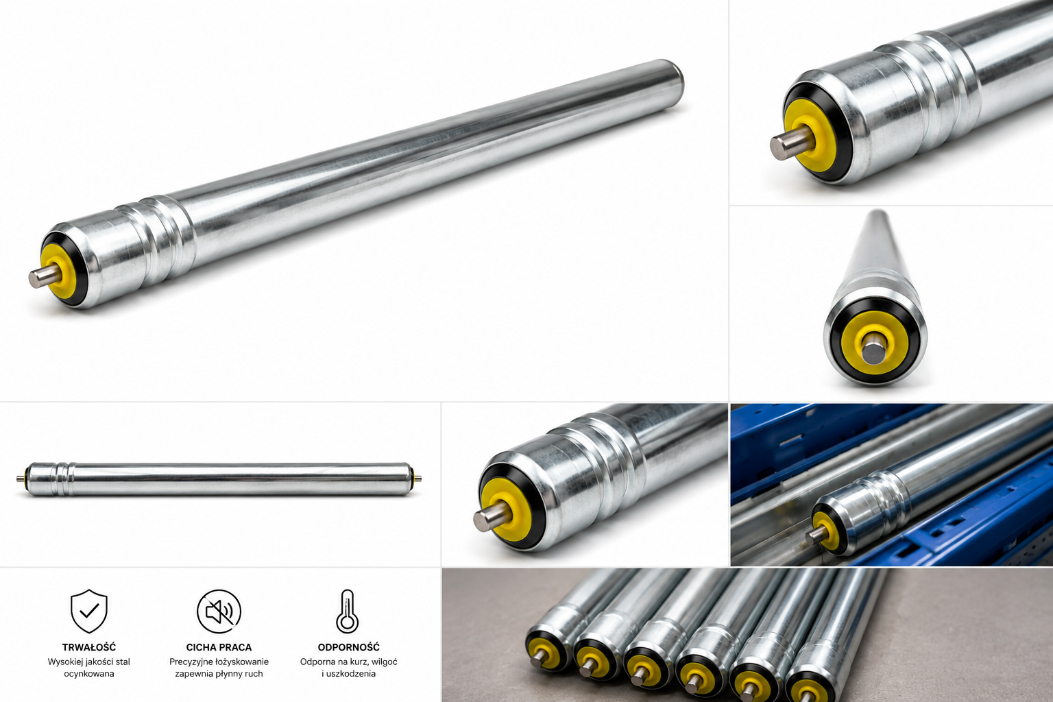 Rolka Napędowa Rulmeca PIN-10 800MM